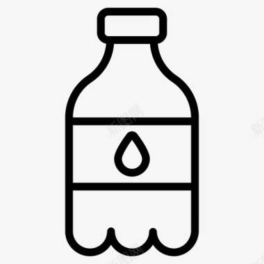 饮料瓶采购产品水瓶水瓶饮料瓶图标