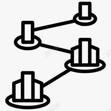 分支可扩展业务模型分支连接图标