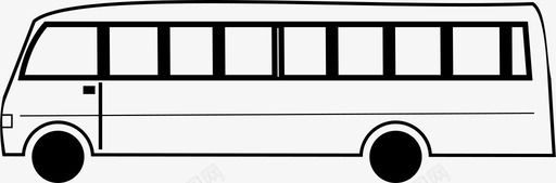 汽车公共汽车旅游交通图标