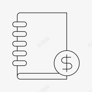 火焰美元图标书美元图书馆图标