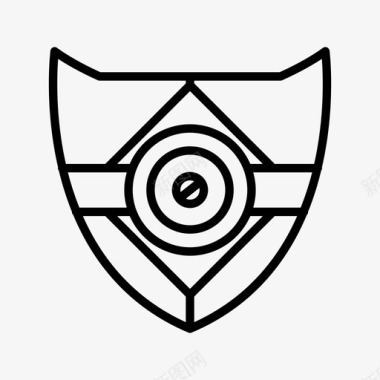 皇家盾徽章保护图标