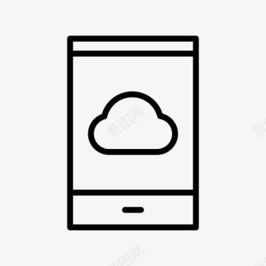 服务器云设备移动图标