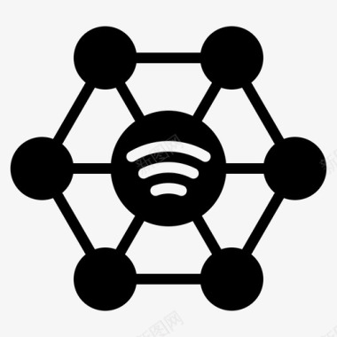 社区图标社区连接互联网图标