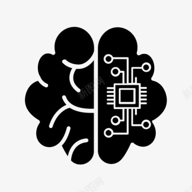 数字免扣图片脑人工智能人工智能数字图标