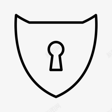 皇家盾徽章钥匙图标