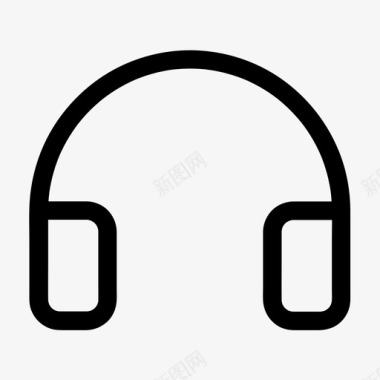 音乐耳机媒体音乐图标