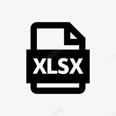 文档xlsx文档扩展图标