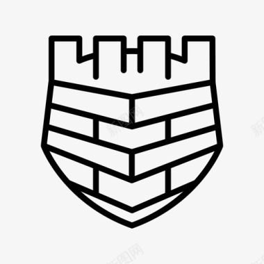 皇家盾徽章保护图标