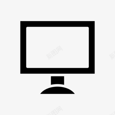 电脑和媒体选择屏幕电脑桌面图标