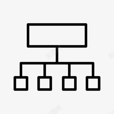 组织结构组织结构图公司流程图图标