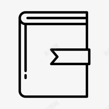 英文书书知识图书馆图标