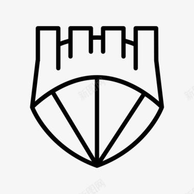 皇家盾徽章保护图标