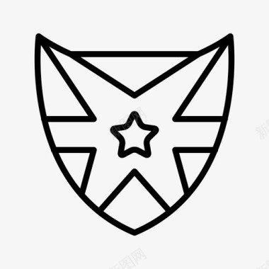 皇家盾徽章保护图标
