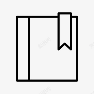 英文书书帐教育图标