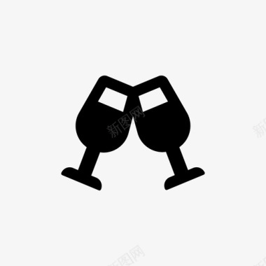 果汁插图饮料酒精玻璃杯图标