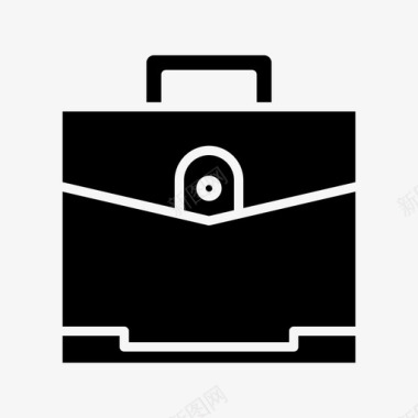 拎着提包公文包包商务图标