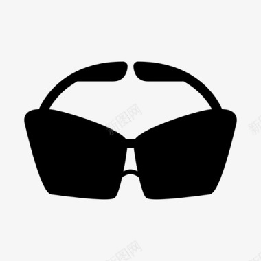 圆形太阳镜太阳镜眼睛眼镜图标