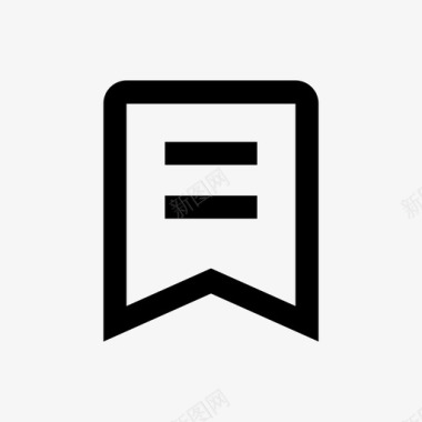 用的书签教育收藏图标