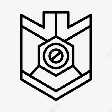 皇家盾徽章保护图标