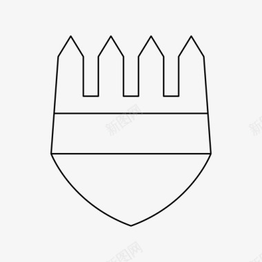 皇家盾徽章保护图标