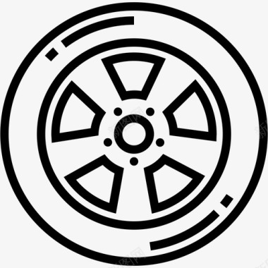 轮子轮胎汽车移动图标