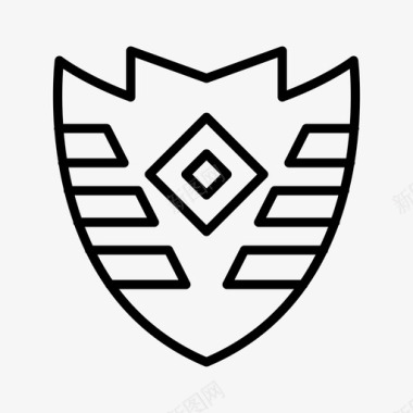皇家盾徽章保护图标