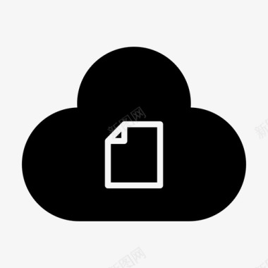 服务器云文档文件托管图标