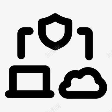 服务器vpn网络计算机数据库图标