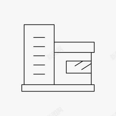 地产房屋标签房屋建筑物地产图标