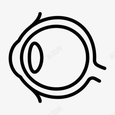 眼球眼科眼眼球图标