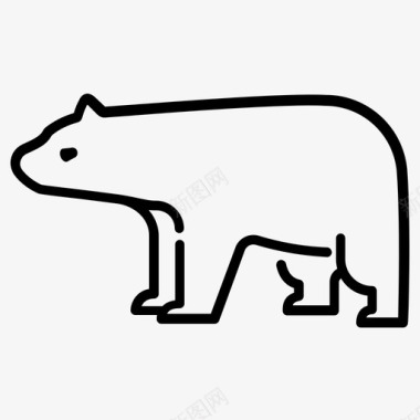 熊熊动物俄罗斯图标