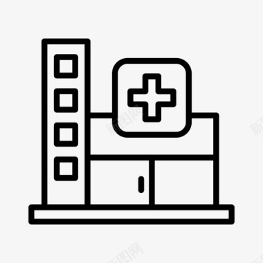 大病医疗图标诊所急救中心医院图标