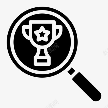 排名搜索引擎优化排名竞争关键字图标