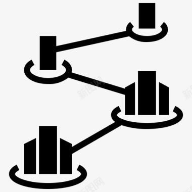分支可扩展业务模型分支连接图标