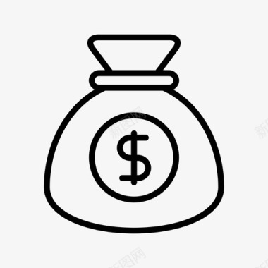 火焰美元图标钱包美元基金图标