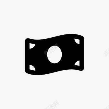 火焰美元图标货币硬币美元图标