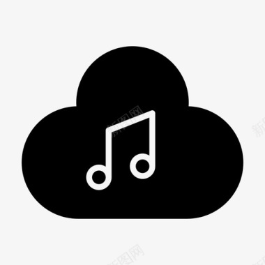 服务器云音乐托管网络图标
