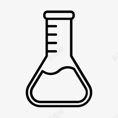 器皿erlenmeyer玻璃器皿实验室图标