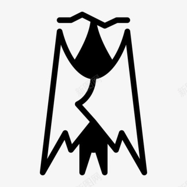 吸血蝙蝠万圣节恐怖图标