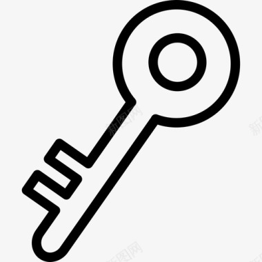 公共标识安全密钥访问登录图标