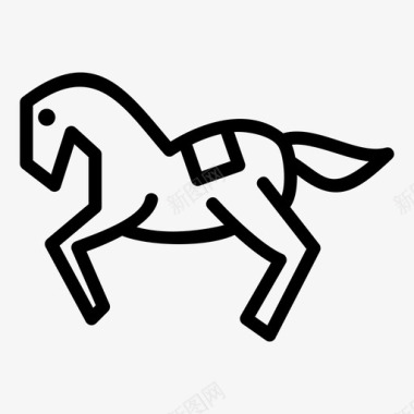 马动物驰骋图标