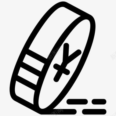 欧元图标人民币商业货币图标