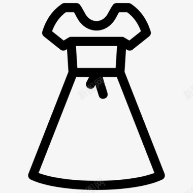 女性服装服装时尚女性图标