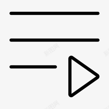 播放电影图标播放列表媒体多媒体图标