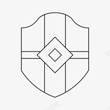 皇家盾徽章保护图标