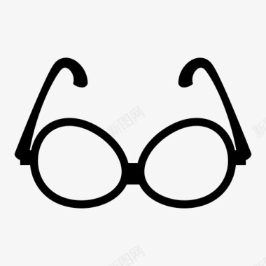 圆形太阳镜眼镜时装镜头图标
