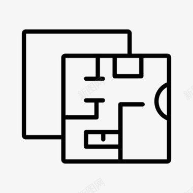 企业文化规划蓝图建筑施工图标