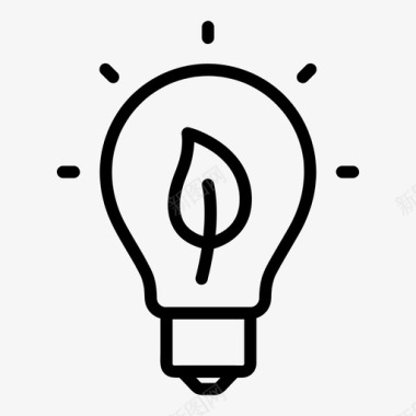 公共环境设计生态光生态能源图标