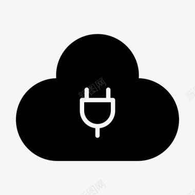 服务器云插件托管网络图标