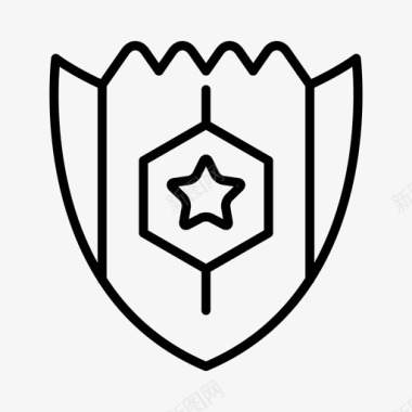 皇家盾徽章保护图标